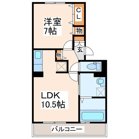 エスペランサの物件間取画像